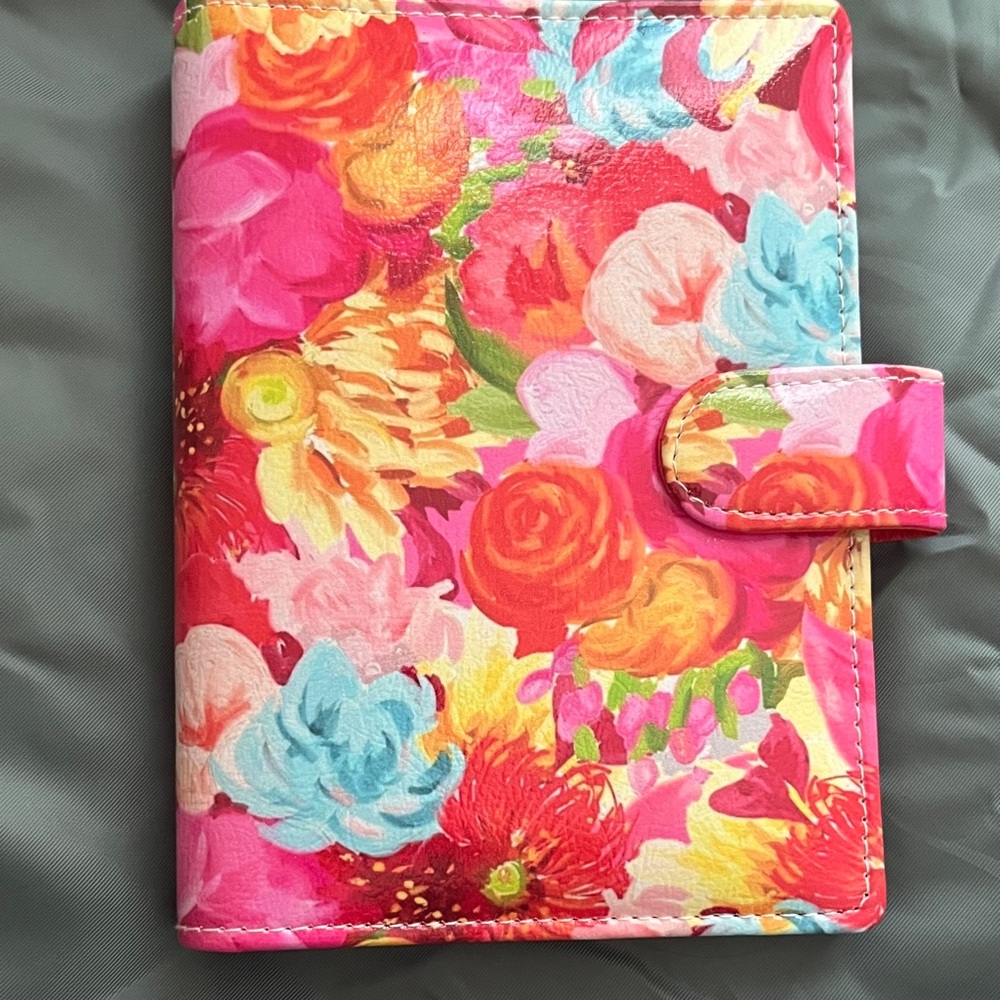 Floral Planner with Snap Closure
